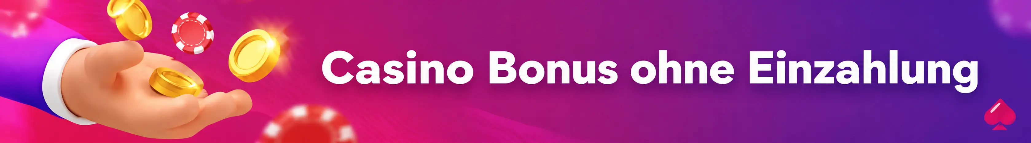 Bonus Ohne Einzahlung Casino Banner